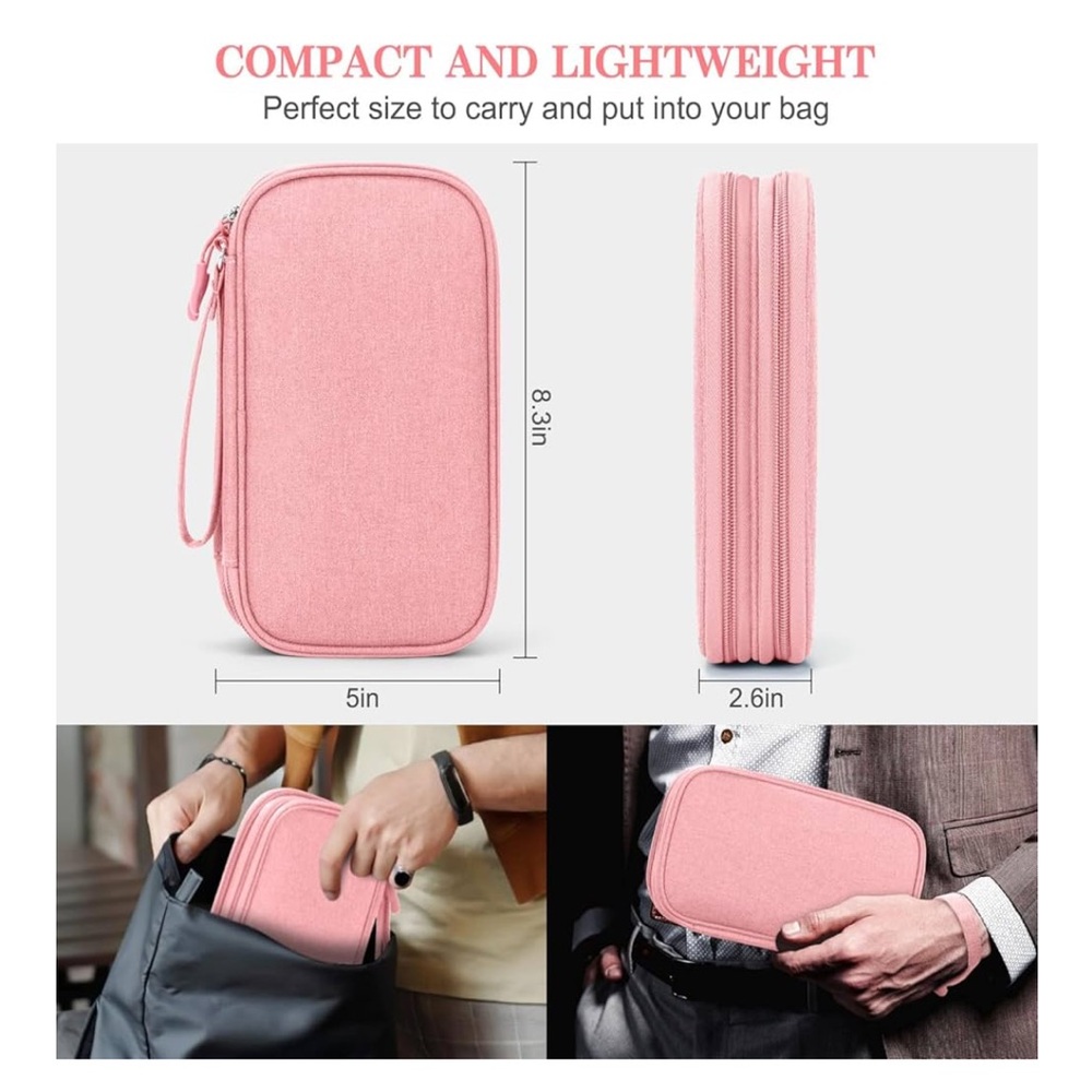 Pink Travel Pouch - Picture 3 of 5